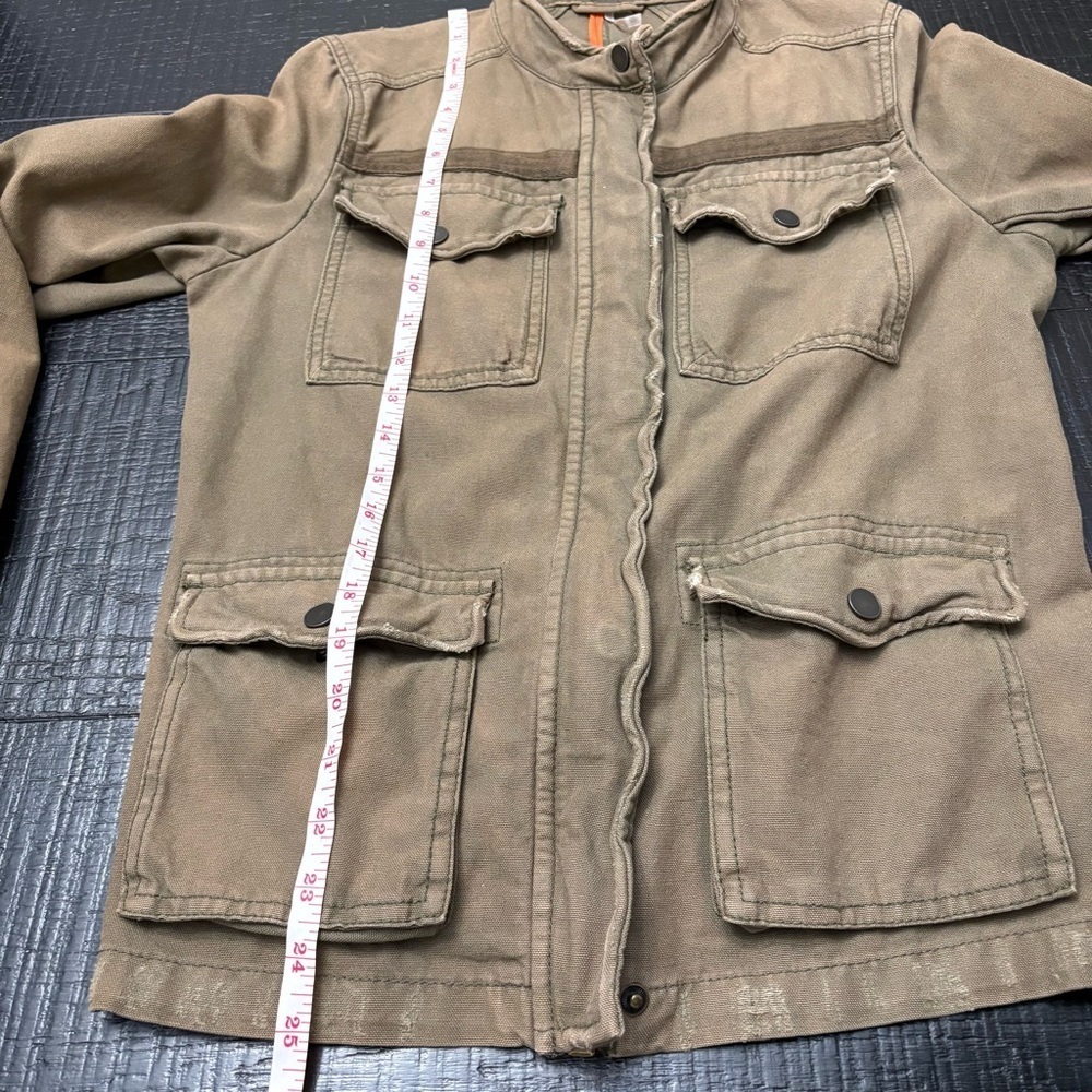 Free People Tan Military Jacket - Picture 7 of 10